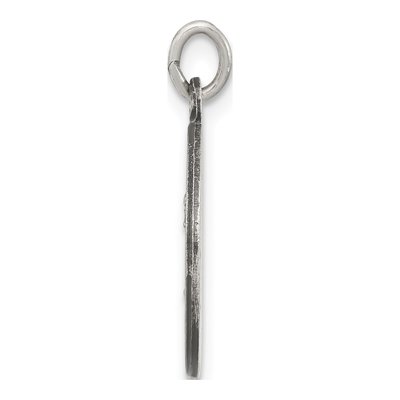 Sterling Silver Antiqued Saint Mark Medal Pendant – view 3