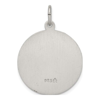 Sterling Silver Saint Matthew Medal Pendant – view 5