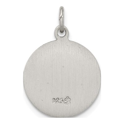 Sterling Silver Antiqued Saint Paul Medal Pendant – view 4