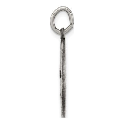Sterling Silver Antiqued Saint Paul Medal Pendant – view 3