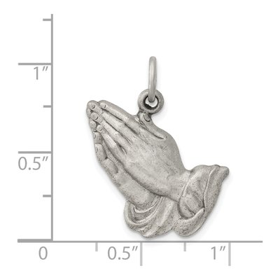 Sterling Silver Praying Hands Pendant – view 4