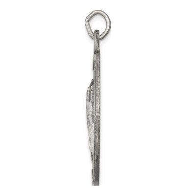 Sterling Silver Antiqued Praying Hands Pendant – view 3