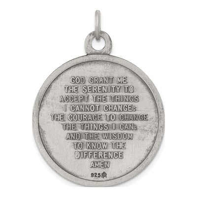 Sterling Silver Antiqued Praying Hands Pendant – view 5