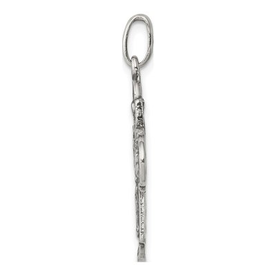 Sterling Silver Antiqued 4-Way Medal Pendant – view 3