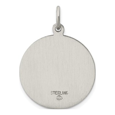Sterling Silver First Holy Communion Medal Pendant – view 5