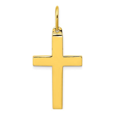 Gold-Plated Sterling Silver Cross Pendant