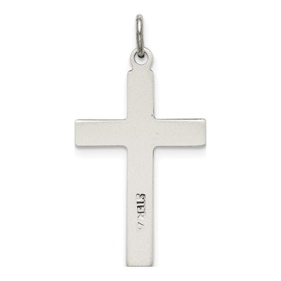 Sterling Silver Antiqued Cross Pendant – view 5