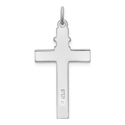 Sterling Silver Rosary Cross Pendant – view 5