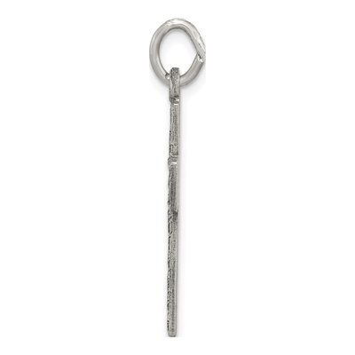 Sterling Silver Antiqued Cross Pendant – view 3