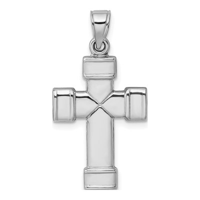 Sterling Silver Reversible Cross Pendant – view 4