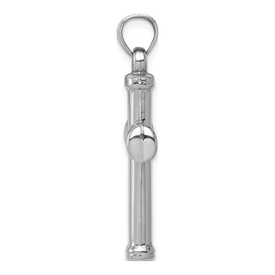 Sterling Silver Reversible Hollow Cross Pendant – view 2