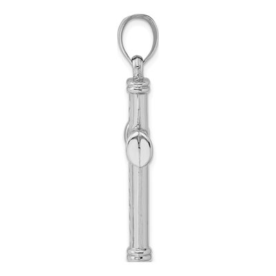 Sterling Silver Diamond-Cut Reversible Cross Pendant – view 3