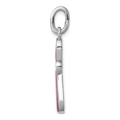 Sterling Silver Mother of Pearl Cross Pendant – view 2