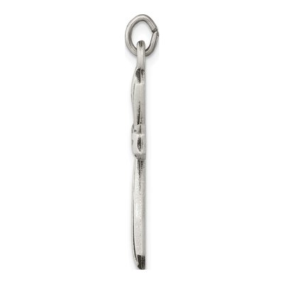 Sterling Silver Antiqued Cross Pendant – view 3