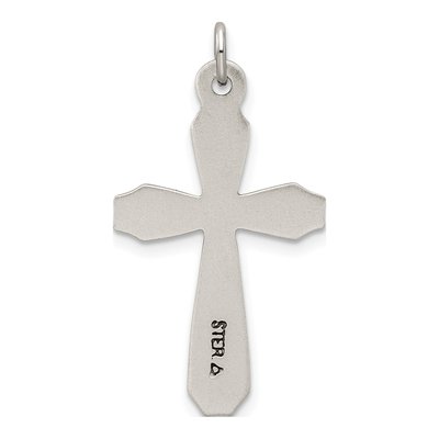 Sterling Silver Antiqued Cross Pendant – view 5
