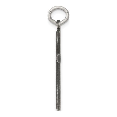 Sterling Silver Antiqued Cross Pendant – view 3