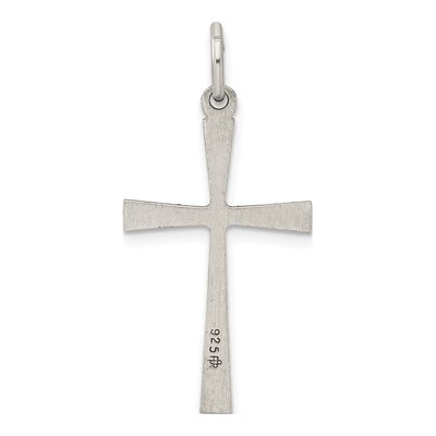 Sterling Silver Antiqued Cross Pendant – view 5
