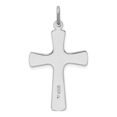 Sterling Silver Enamel Cross Pendant – view 4