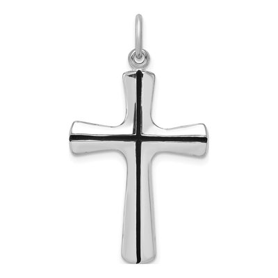 Sterling Silver Enamel Cross Pendant