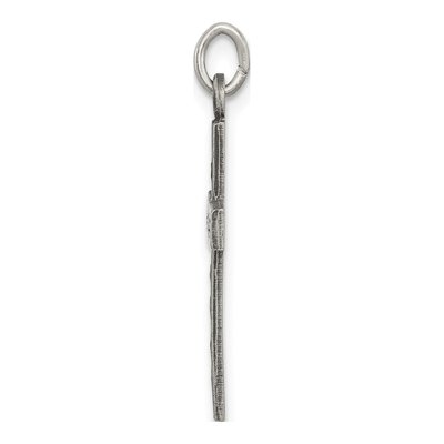 Sterling Silver Antiqued Cross Pendant – view 3