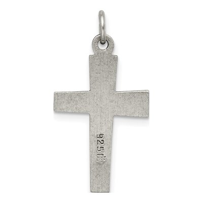 Sterling Silver Antiqued Cross Pendant – view 5