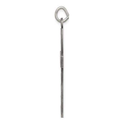 Sterling Silver Antiqued Cross Pendant – view 3