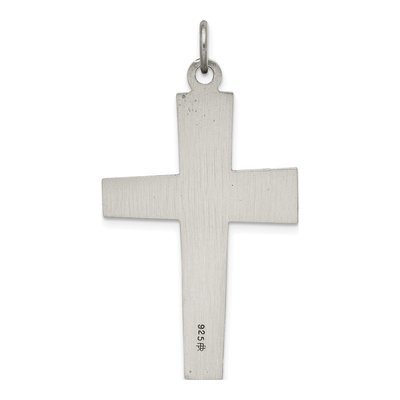 Sterling Silver Antiqued Cross Pendant – view 5