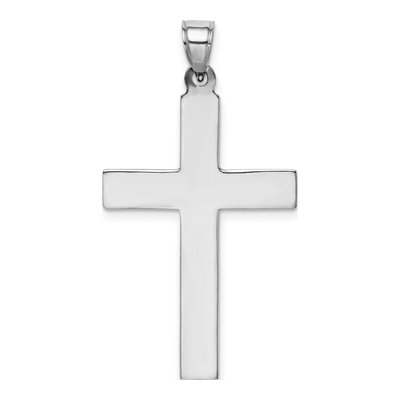 Sterling Silver Diamond-Cut Cross Pendant – view 5