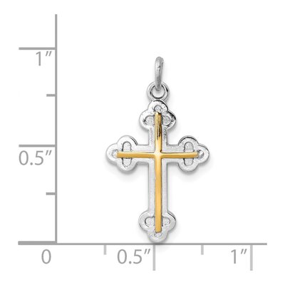 Sterling Silver Cross Charm – view 4