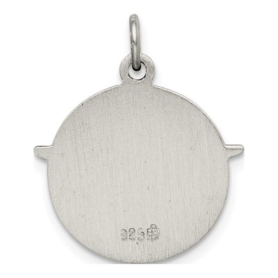 Sterling Silver Antiqued Holy Spirit Medal Pendant – view 5