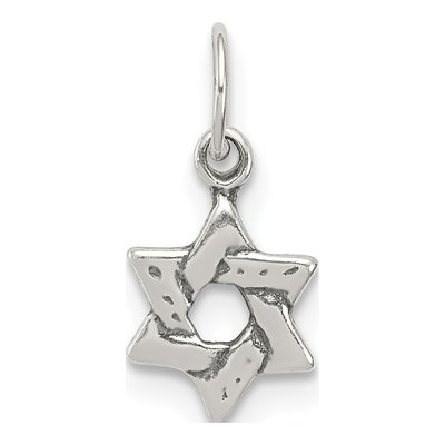 Sterling Silver Small Star of David Charm