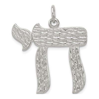 Sterling Silver Chai Pendant