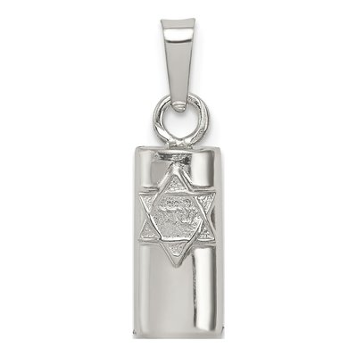 Sterling Silver Mezuzah Pendant
