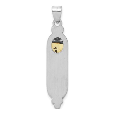 Sterling Silver Fancy Mezuzah Pendant – view 4