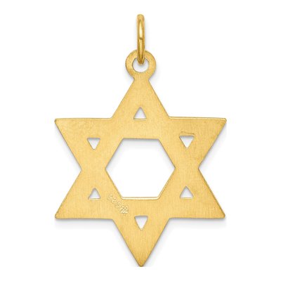 Sterling Silver Star of David Pendant – view 5
