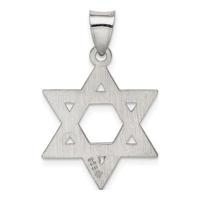 Sterling Silver Star of David Charm – view 5