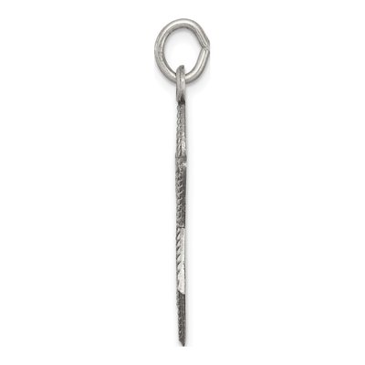 Sterling Silver Antiqued Star of David Charm – view 3