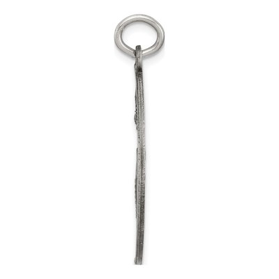 Sterling Silver Antiqued Mizpah Pendant – view 3