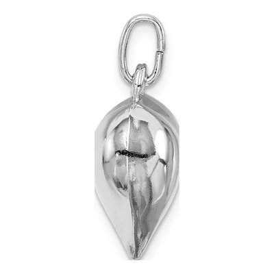 Sterling Silver Puffed Heart Charm – view 3
