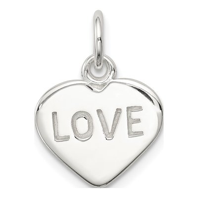 Sterling Silver Love Heart Pendant