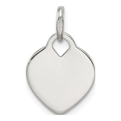 Sterling Silver Heart Pendant – view 5