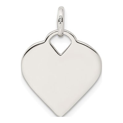 Sterling Silver Heart Pendant – view 5