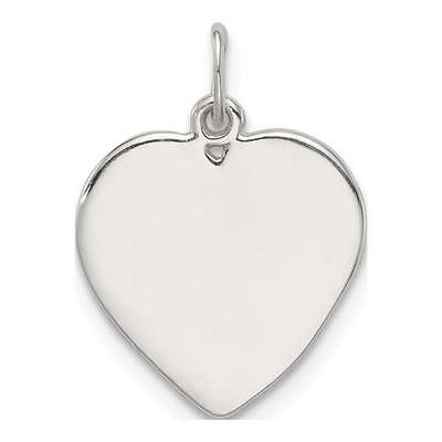 Sterling Silver Small Heart Pendant – view 5