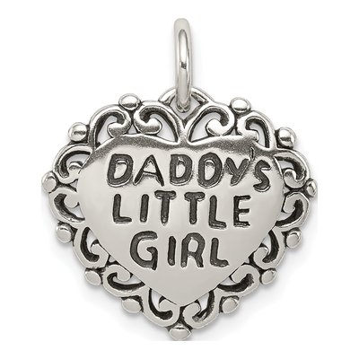 Sterling Silver Daddy's Little Girl Pendant