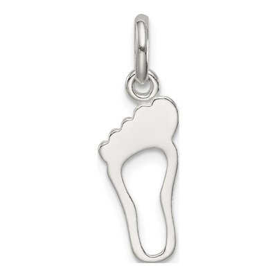 Sterling Silver Foot Pendant – view 5