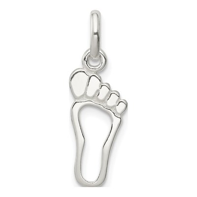 Sterling Silver Foot Pendant