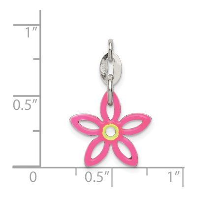 Sterling Silver Enameled Reversible Charm – view 4