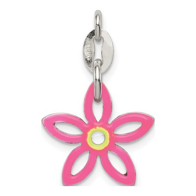 Sterling Silver Enameled Reversible Charm