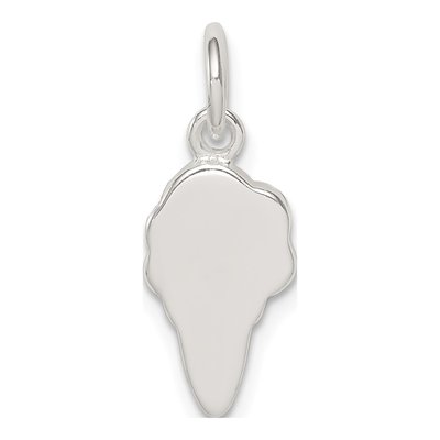 Sterling Silver Crystal Ice Cream Cone Charm – view 5