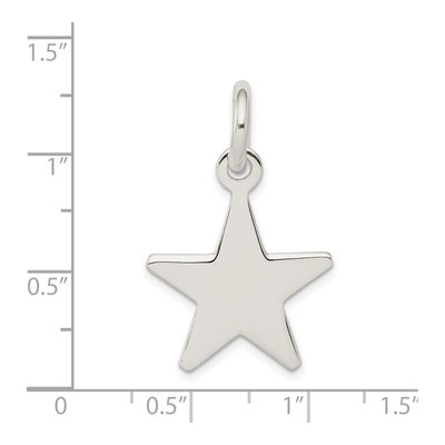 Sterling Silver Star Pendant – view 4